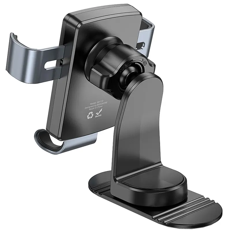 Автотримач Borofone BH119 Refined (center console), Black / Metal gray 5, купити оптом з доставкою
