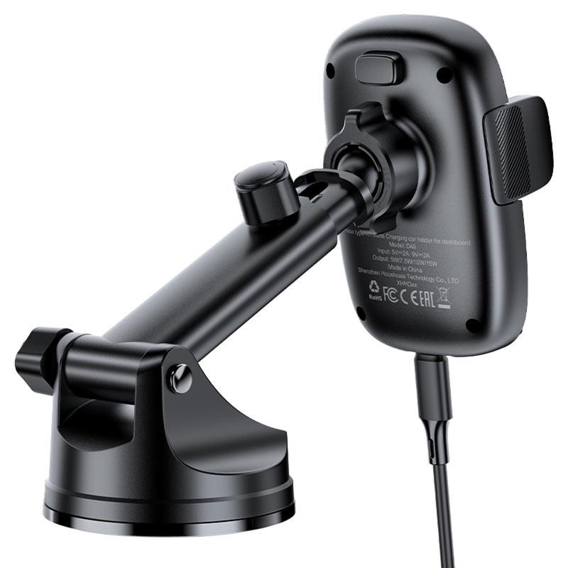 Автотримач з БЗП Acefast D49 Wireless Charging 15W на малюнкі №3