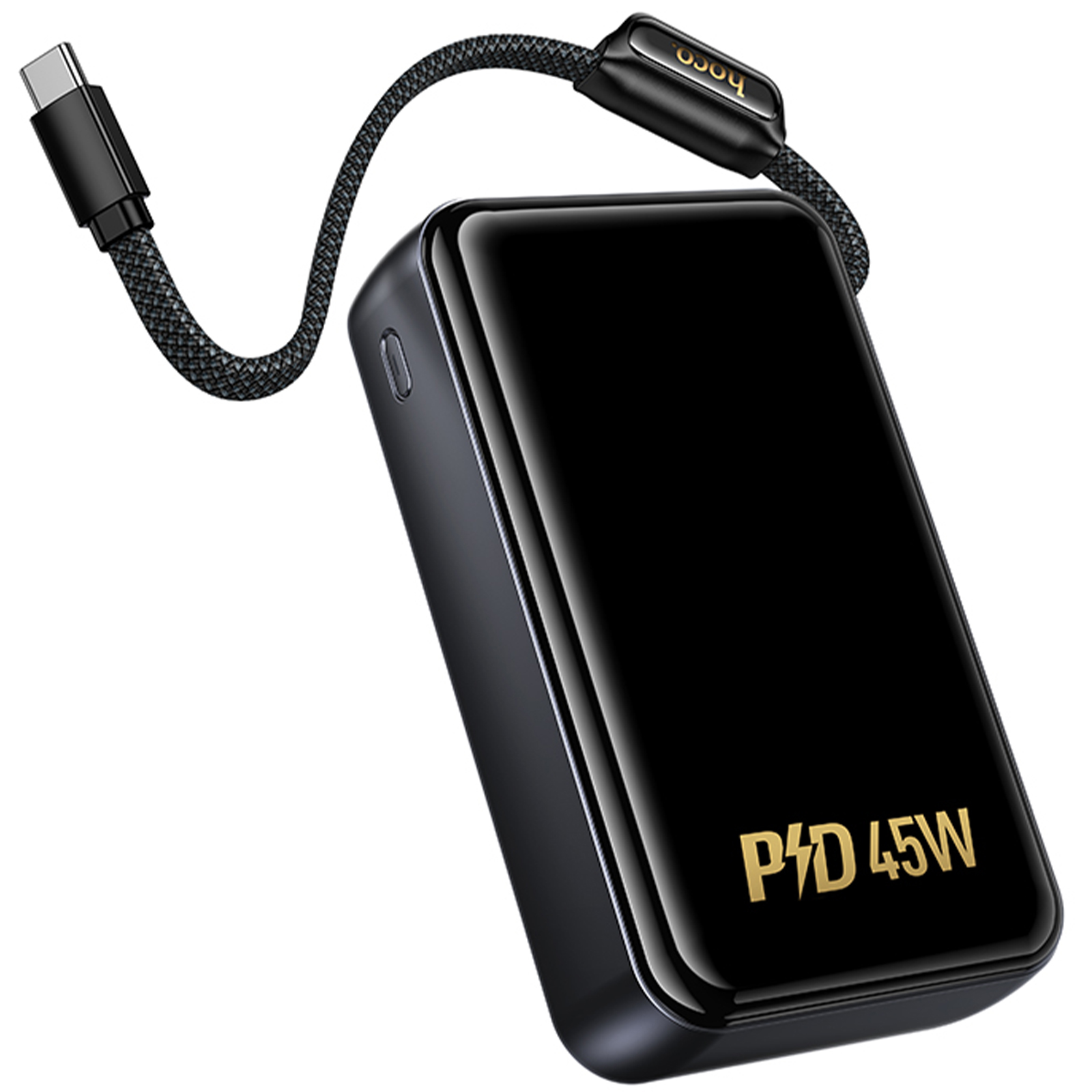 Портативное ЗУ Power Bank Hoco Q54 Shine PD45W with cable 20000 mAh, Metal gray 3, купить оптом с доставкой