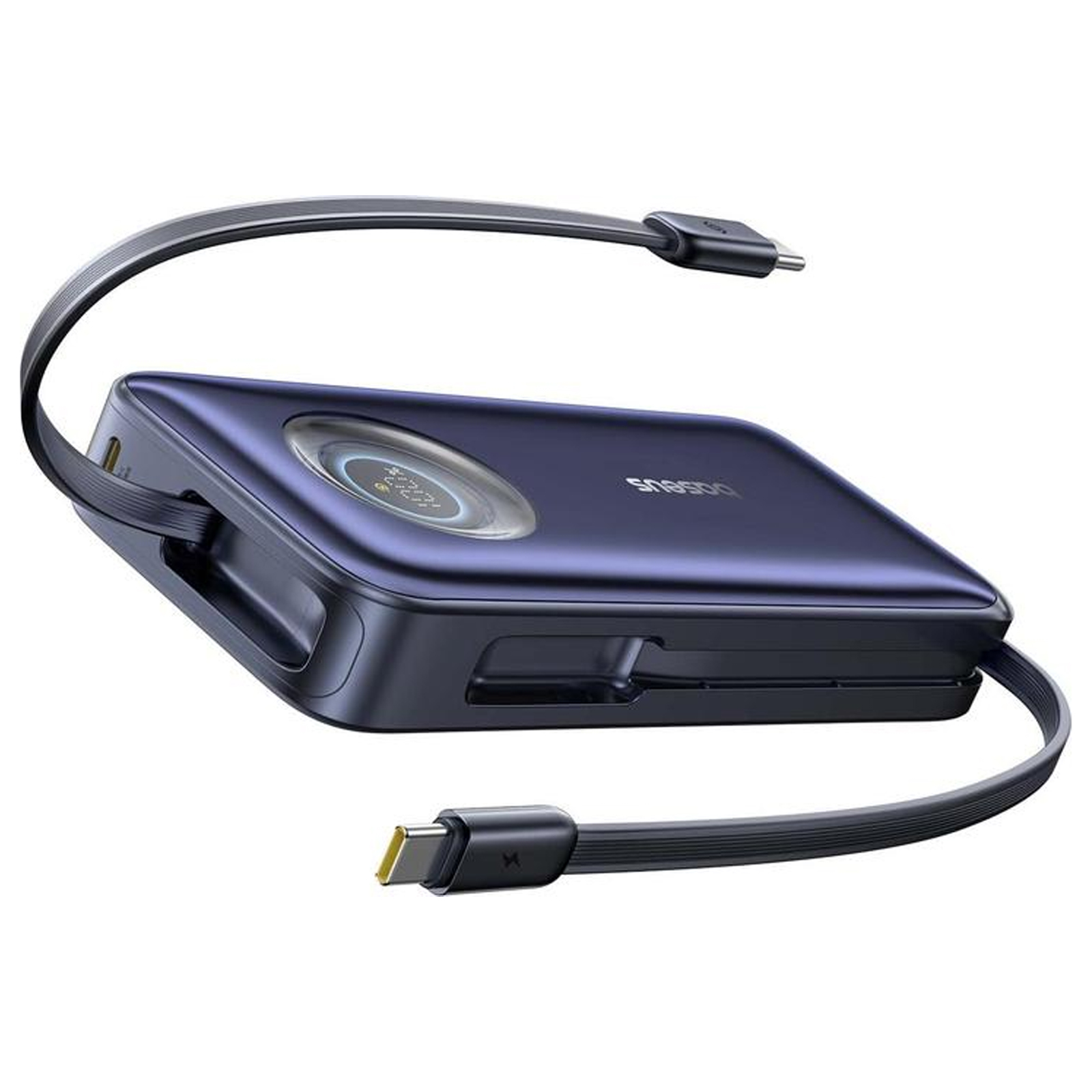 Портативний ЗП Power Bank Baseus EnerCore CR11 PD100W with cable 20000 mAh (PPNMS), Cosmic Black 5, купити оптом з доставкою