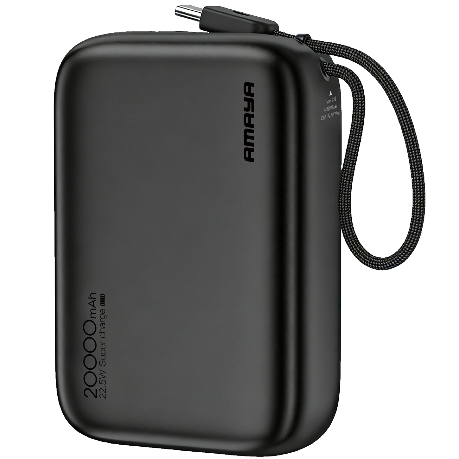 Портативное ЗУ Power Bank Amaya F235C PD22.5W with cable 20000 mAh, купить оптом с доставкой