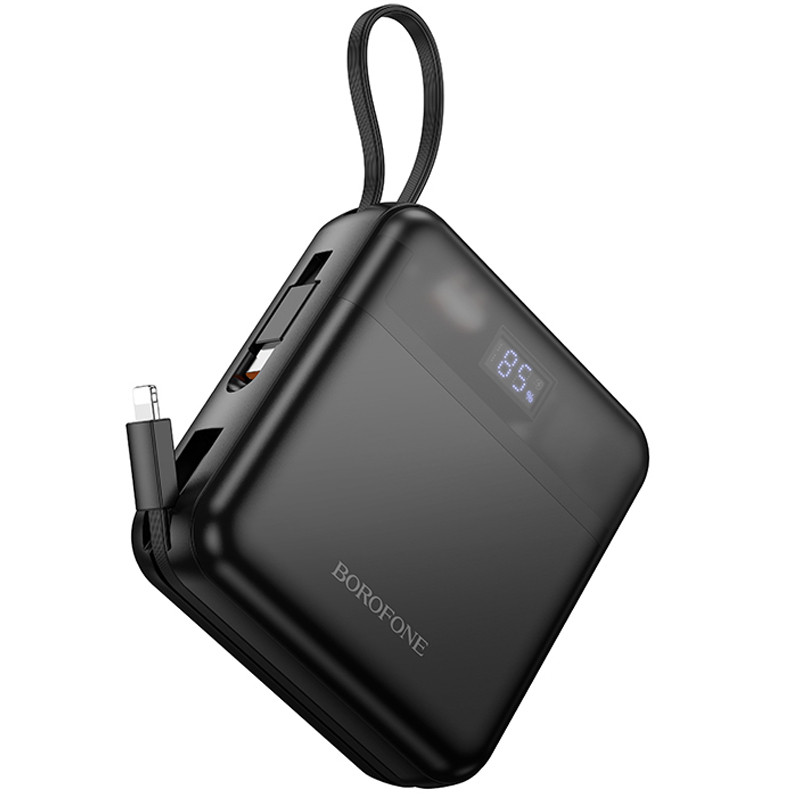 Портативний ЗП Power Bank BOROFONE BJ64A Distinct 22.5W+PD20W with cable 20000 mAh на малюнкі №1