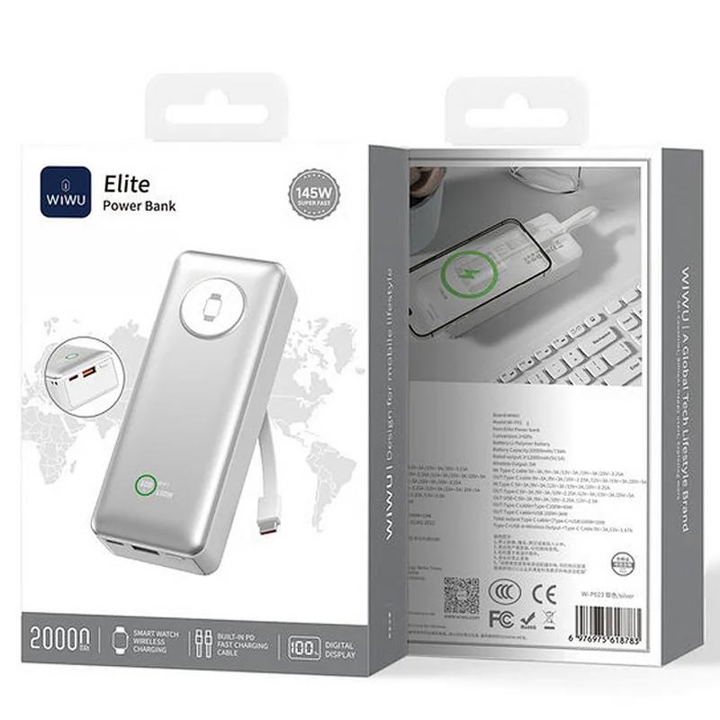 Портативний ЗП Power Bank WIWU Wi-P023 Elite 145W 20000 mAh на малюнкі №2