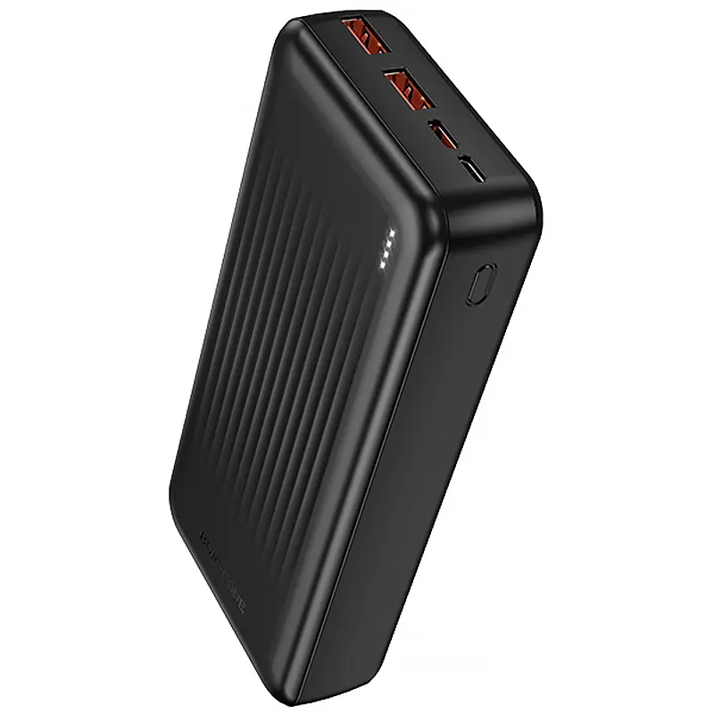 Портативний ЗП Power Bank Borofone BJ80A Clever 22.5W+PD20W 20000 mAh, Black, купити оптом з доставкою