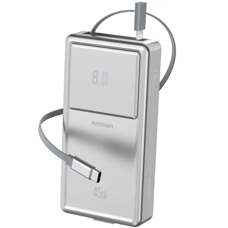Портативное ЗУ Power Bank Amaya APB-F231 45W with display and cable 20000 mAh, купить оптом с доставкой