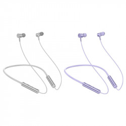 Bluetooth Навушники Hoco ES69 Platium neck-mounted