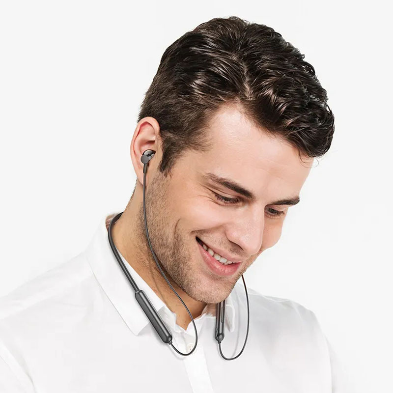 Уценка Bluetooth Наушники Hoco ES67 Perception neckband, Поврежденная упаковка / Black 3, купить оптом с доставкой
