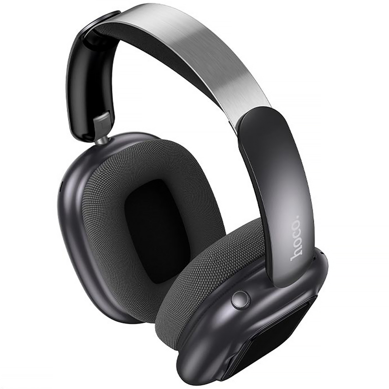 Накладные беспроводные наушники Hoco ESD23 Lasting ANC with display на картинке №3