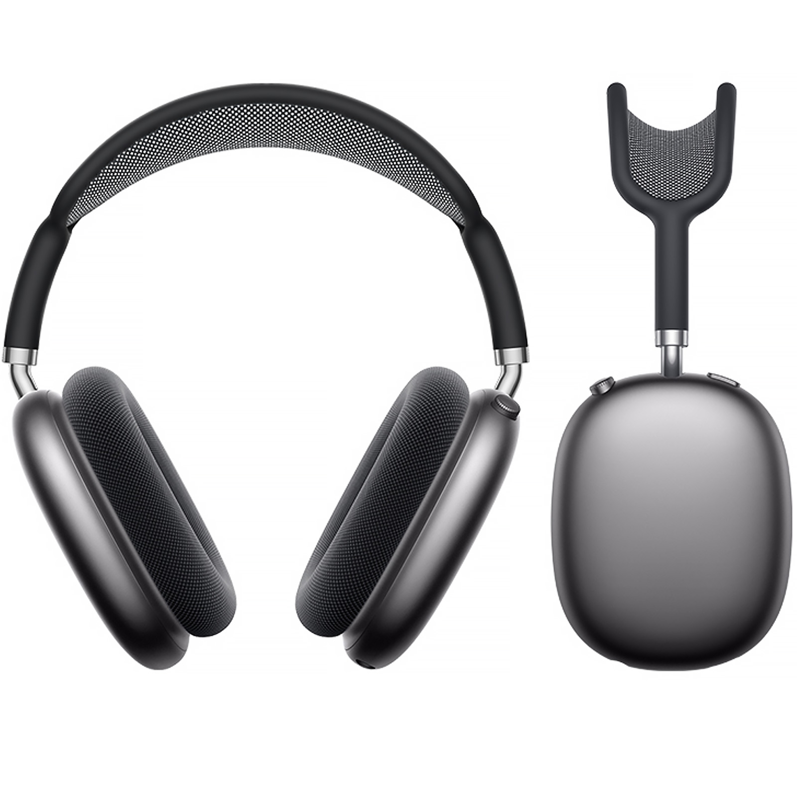 Уценка Накладные беспроводные наушники Hoco W65 Plus Happy ANC, Мятая упаковка / Deep space gray 1, купить оптом с доставкой