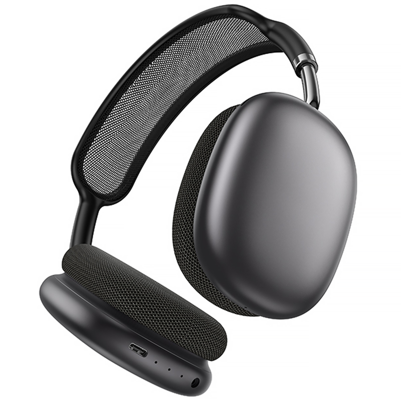 Уценка Накладные беспроводные наушники Hoco W65 Plus Happy ANC, Мятая упаковка / Deep space gray 2, купить оптом с доставкой