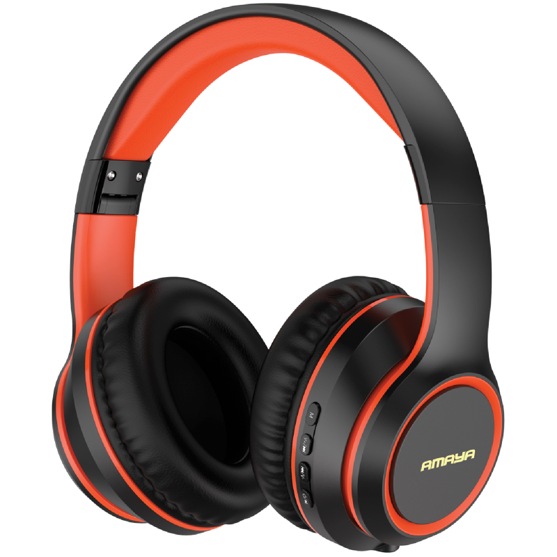 Уцінка Накладні бездротові навушники Amaya H520F with audio recording, Відкрита упаковка / Black, купити оптом з доставкою