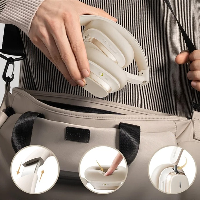 Уценка Накладные беспроводные наушники Baseus Bowie H1s Noise-Cancellation (A00075301), Поврежденная упаковка / Stellar White 2, купить оптом с доставкой