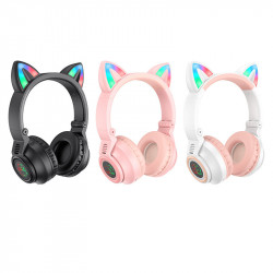 Уцінка Накладні бездротові навушники BOROFONE BO18 Cat ear