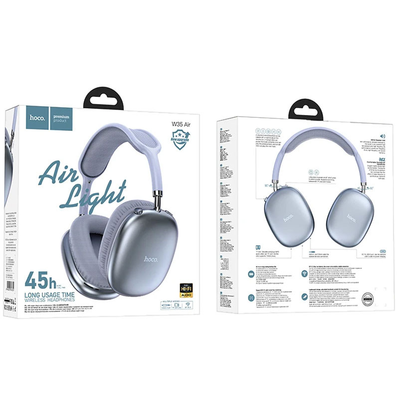 Накладні бездротові навушники Hoco W35 Air Triumph на малюнкі №4