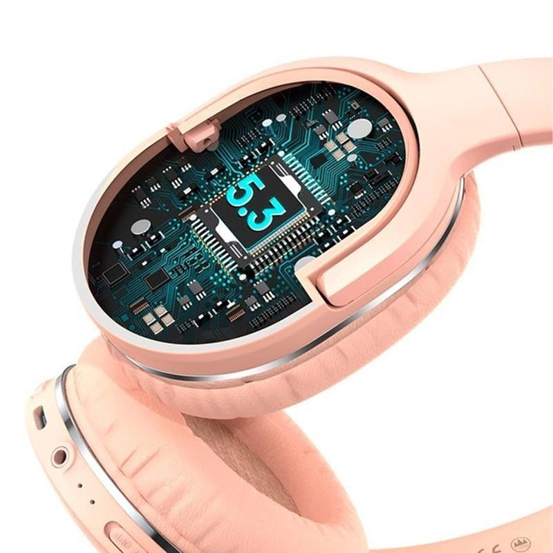 Накладні бездротові навушники Baseus Encok Wireless headphone D02 Pro (NGTD01030), Pink 4, купити оптом з доставкою