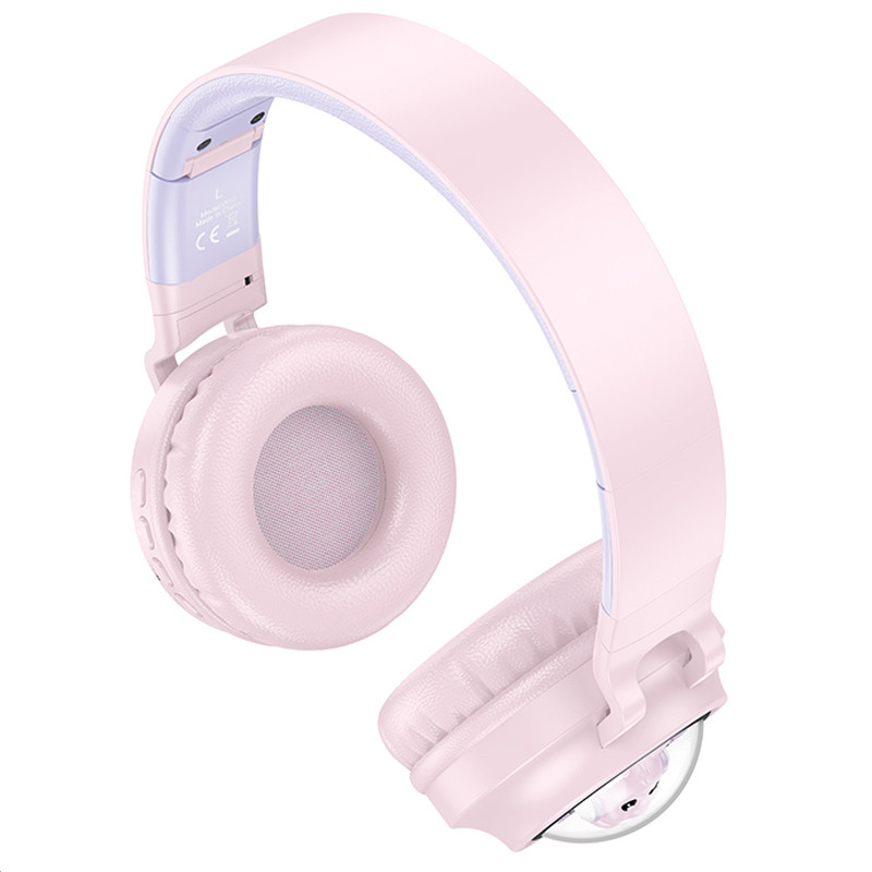 Накладні бездротові навушники Hoco W50 Cute fun на малюнкі №2