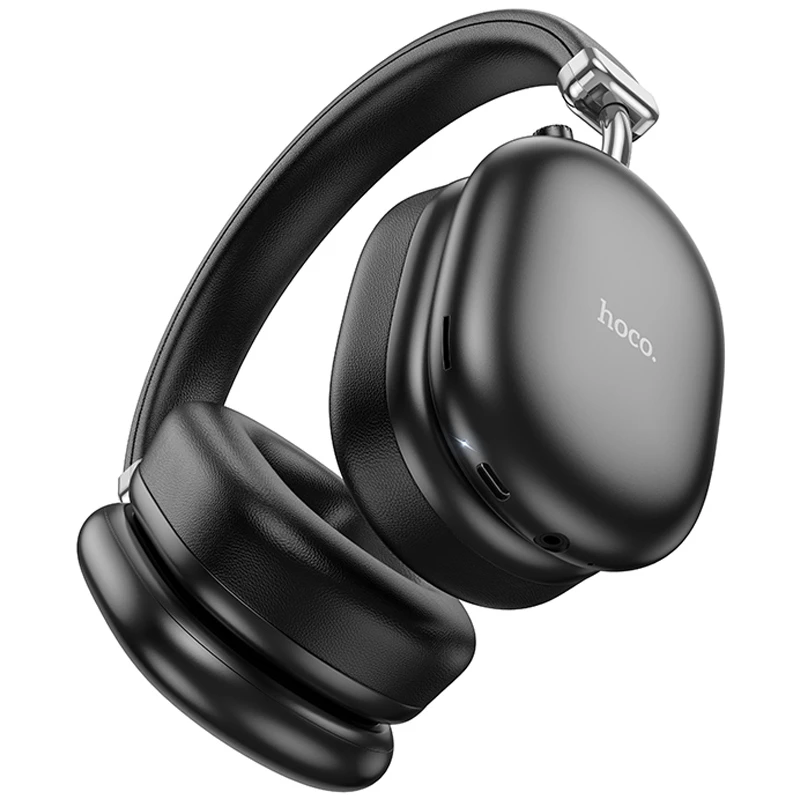 Накладные беспроводные наушники Hoco W35 Max Auspicious ANC, Black 1, купить оптом с доставкой