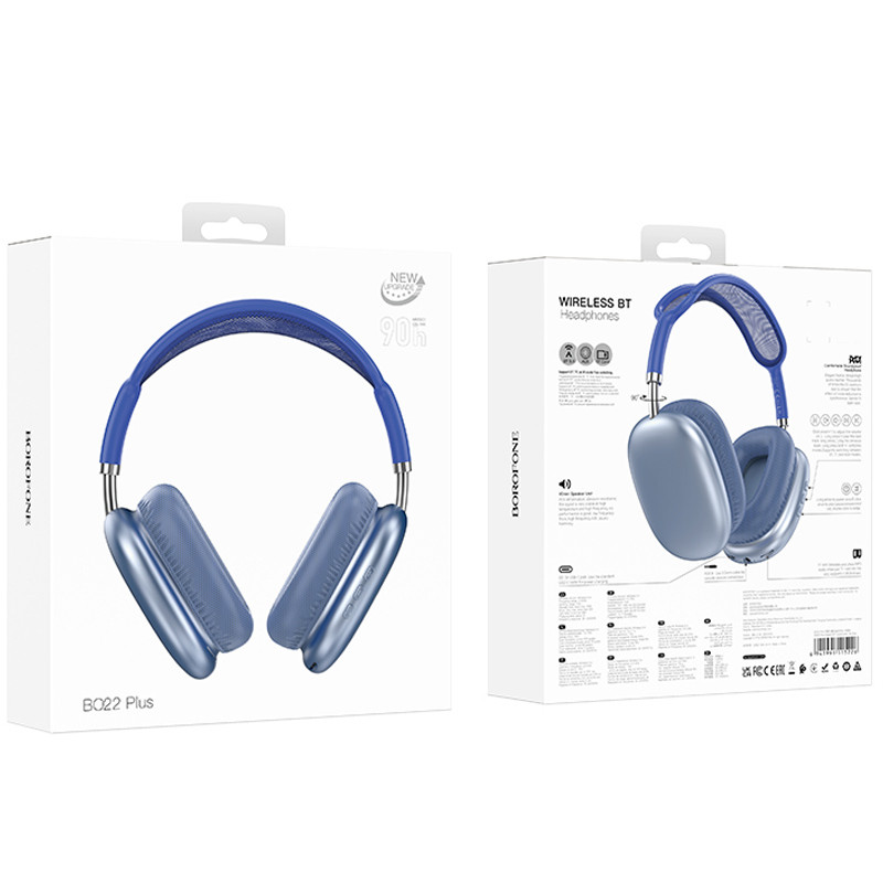 Накладні бездротові навушники BOROFONE BO22 Plus Elegant на малюнкі №3