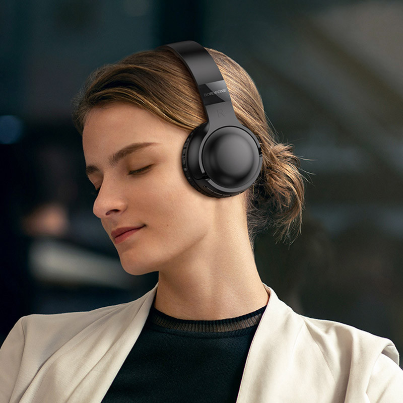 Накладні бездротові навушники BOROFONE BO32 Show на малюнкі №3