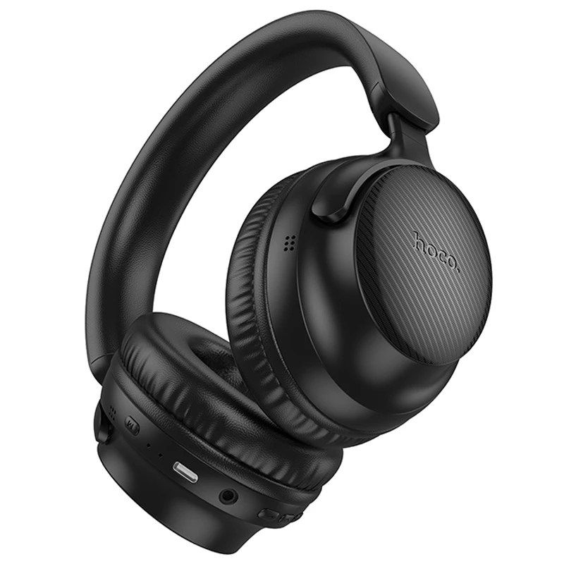 Накладные беспроводные наушники Hoco W53 Tone, Classic Black 1, купить оптом с доставкой