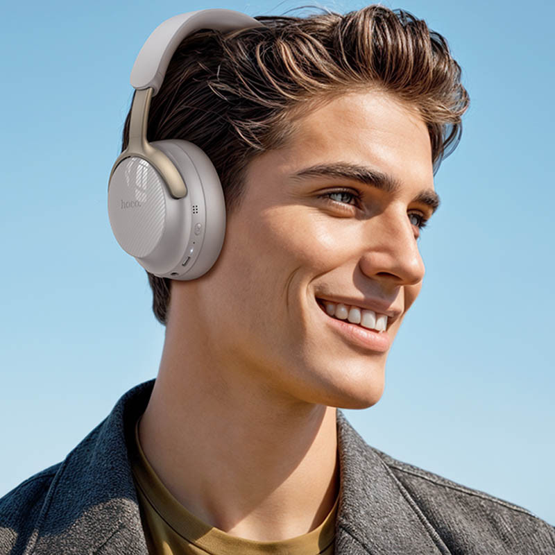 Накладні бездротові навушники Hoco W53 Plus Tone ANC на малюнкі №5