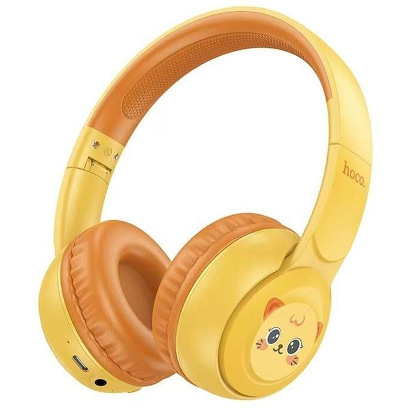 Накладні бездротові навушники Hoco W60 Rhyme for children на малюнкі №1