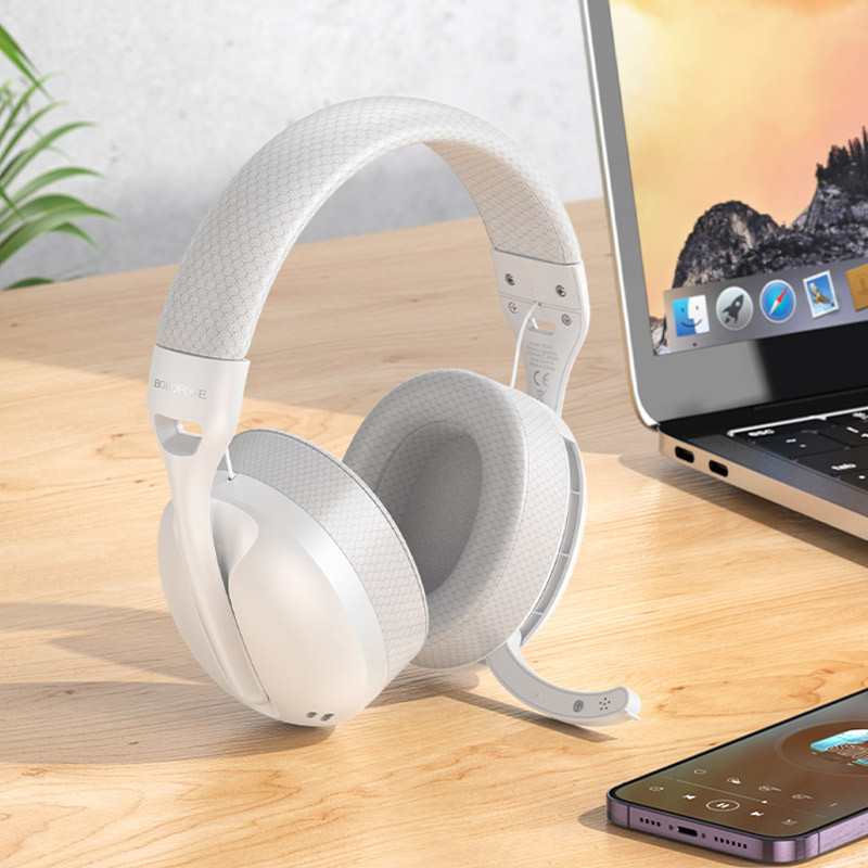 Накладні бездротові навушники BOROFONE BO30 Magic light на малюнкі №3