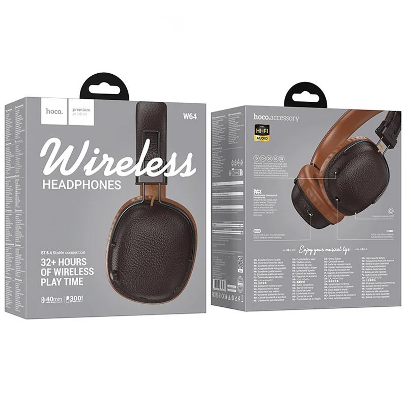 Накладні бездротові навушники Hoco W64 Earl II на малюнкі №5