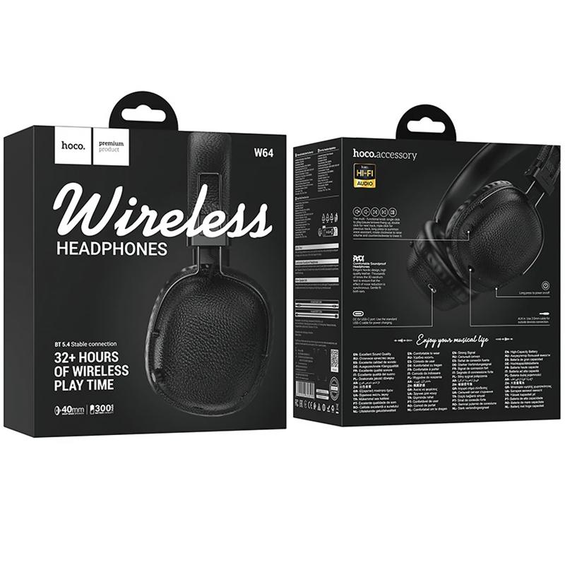 Накладні бездротові навушники Hoco W64 Earl II на малюнкі №5