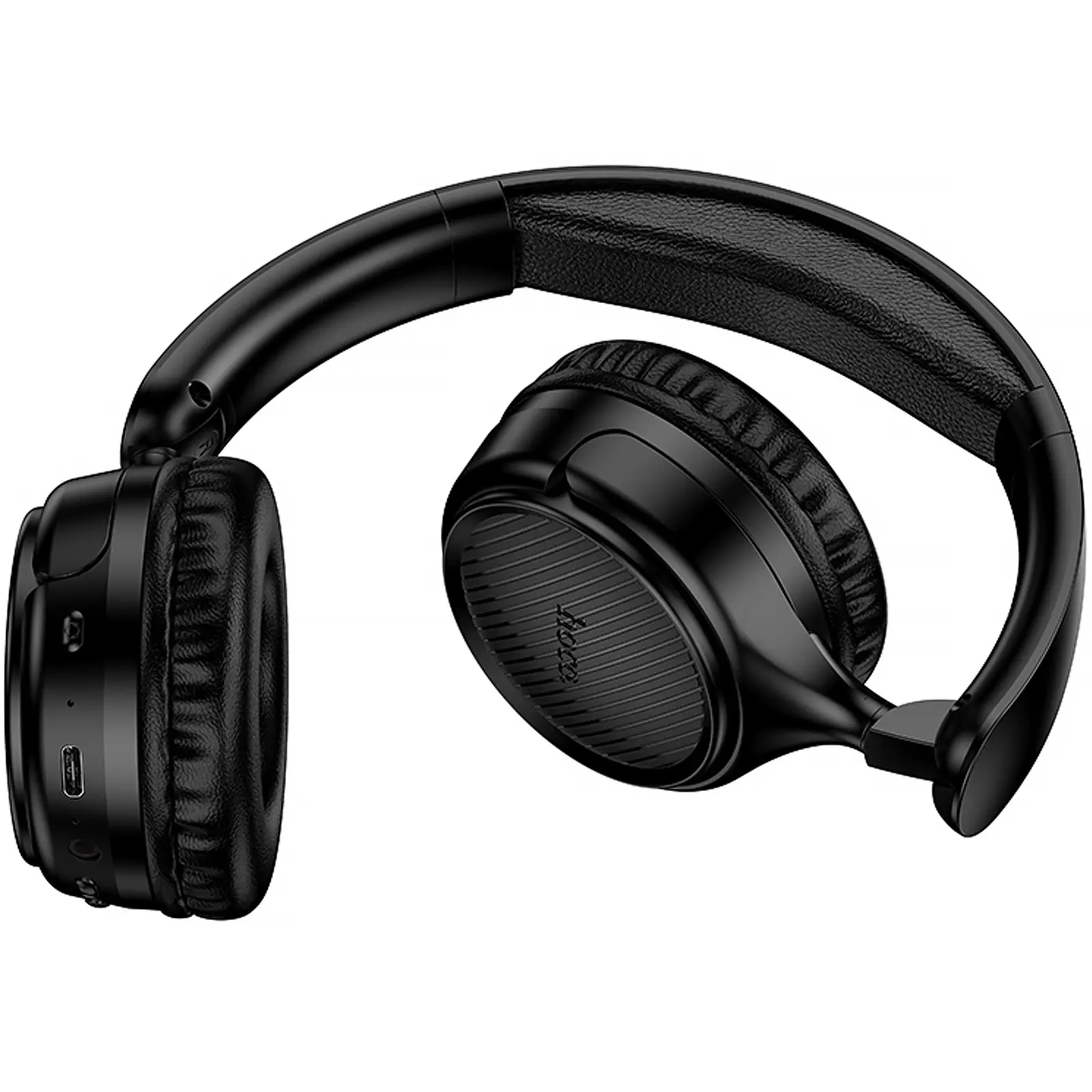 Накладні бездротові навушники Hoco W66 Wave, Black 2, купити оптом з доставкою
