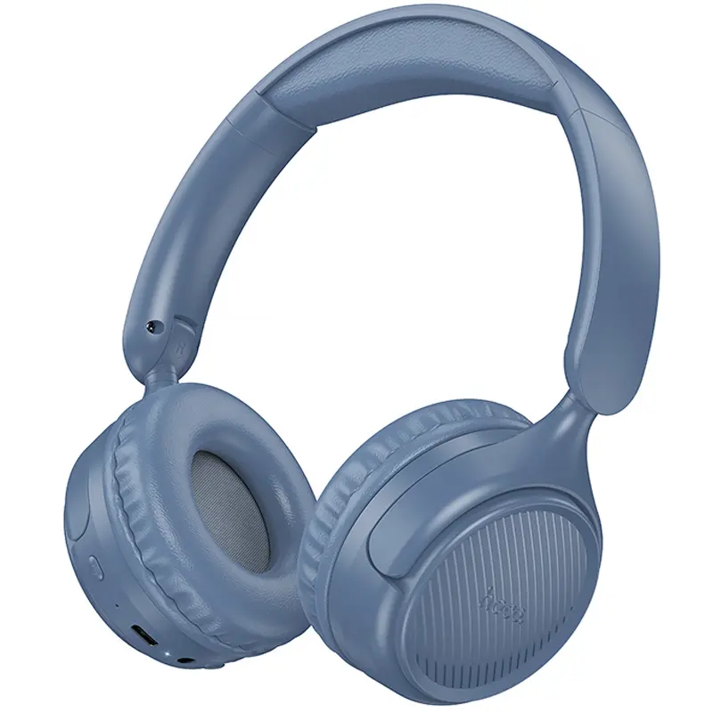 Накладные беспроводные наушники Hoco W66 Wave, Blue 1, купить оптом с доставкой
