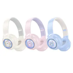 Уценка Накладные беспроводные наушники Hoco W50 Cute fun