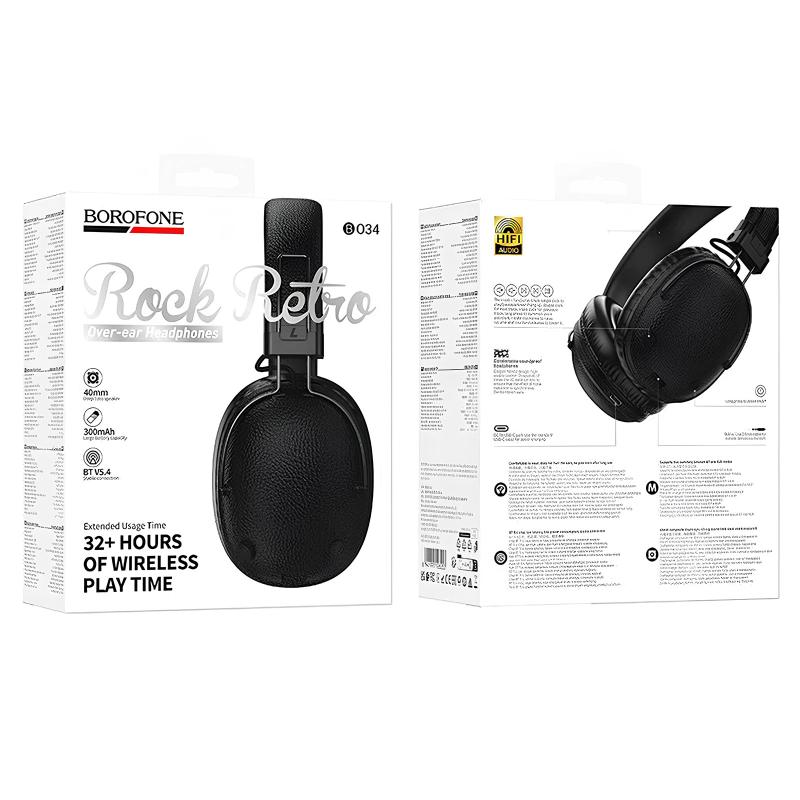 Накладні бездротові навушники Borofone BO34 Suenos на малюнкі №3