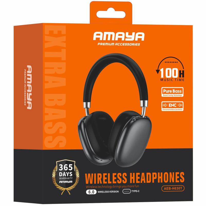 Накладні бездротові навушники Amaya H630T на малюнкі №2