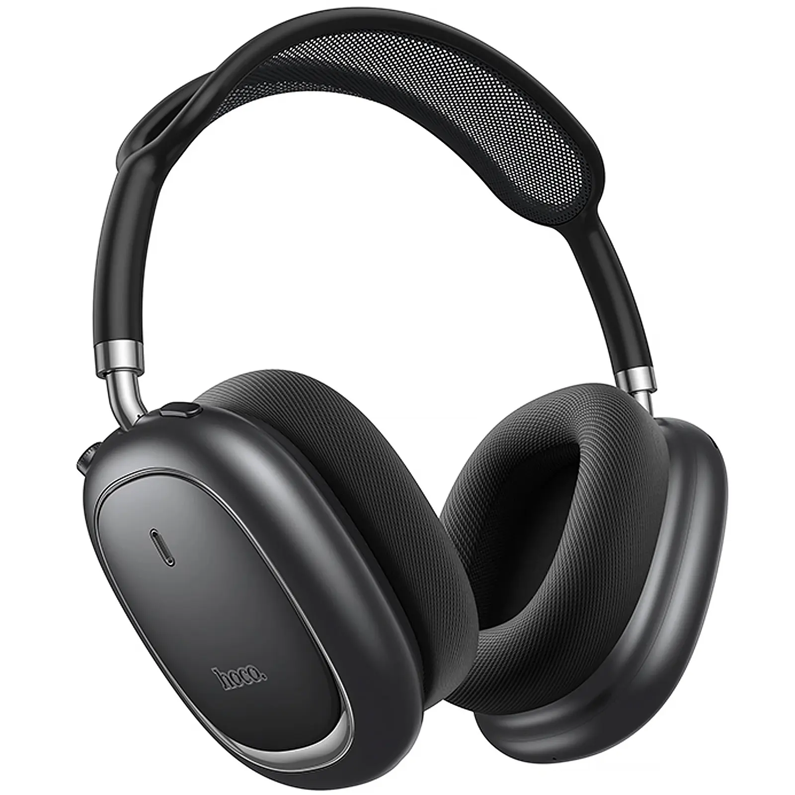 Накладные беспроводные наушники Hoco W68 Calma ANC (App), Metal gray, купить оптом с доставкой