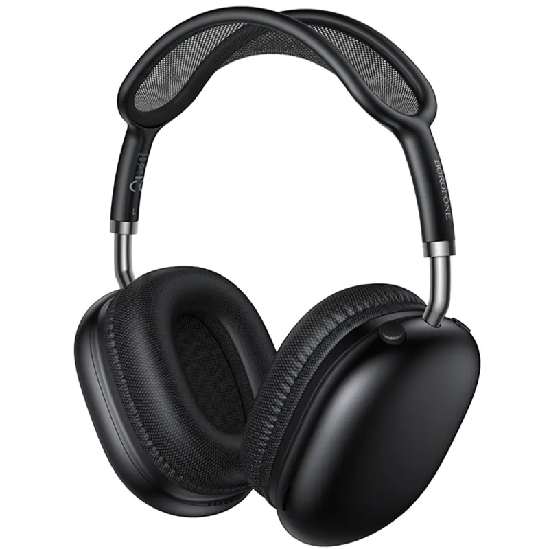 Накладні бездротові навушники Borofone BO36 Tone, Black, купити оптом з доставкою