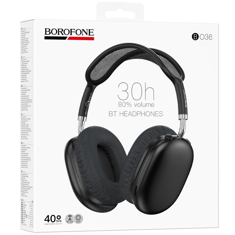 Накладные беспроводные наушники Borofone BO36 Tone на картинке №2