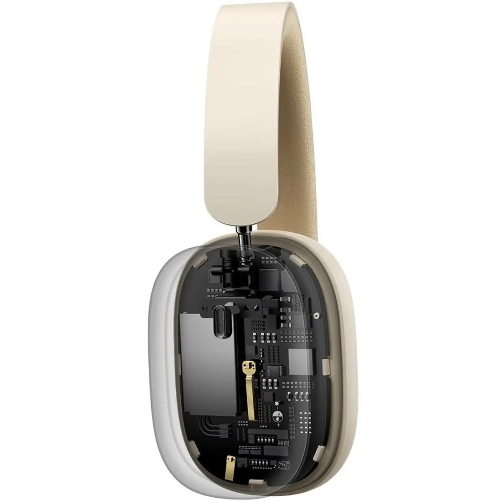 Накладные беспроводные наушники Baseus Bowie H1 Hybrid ANC (NGTW23), Creamy-white 5, купить оптом с доставкой
