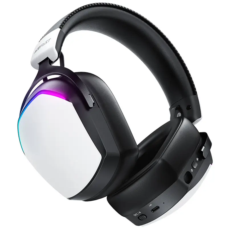 Накладные беспроводные наушники Acefast H11 Gaming, White 1, купить оптом с доставкой