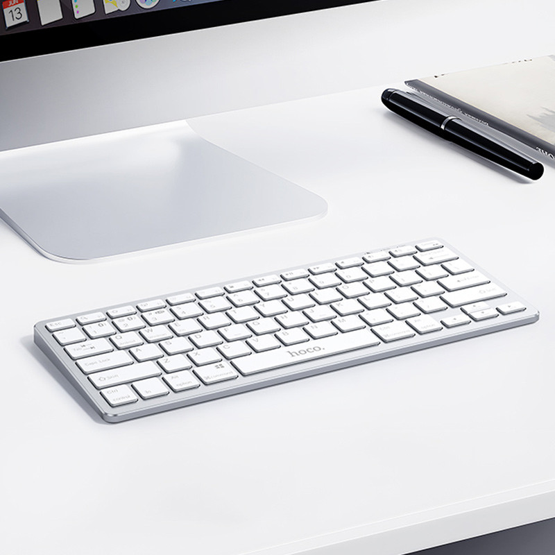 Бездротова клавіатура Hoco GM32 Wisdom dual-mode (English version) на малюнкі №2