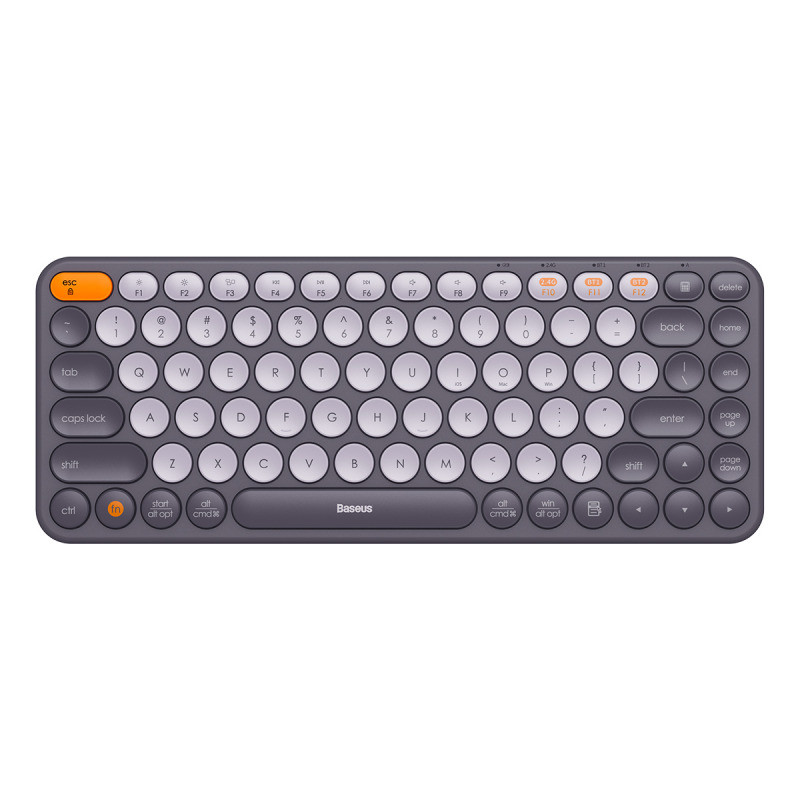 Бездротова клавіатура Baseus K01A Wireless Tri-Mode Keyboard (English Version) (B00955503) на малюнкі №1