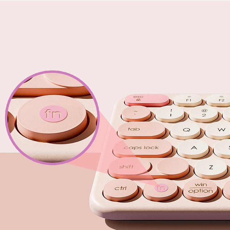 Беспроводная клавиатура Baseus K01A Wireless Tri-Mode Keyboard (English Version) (B00955503) на картинке №3