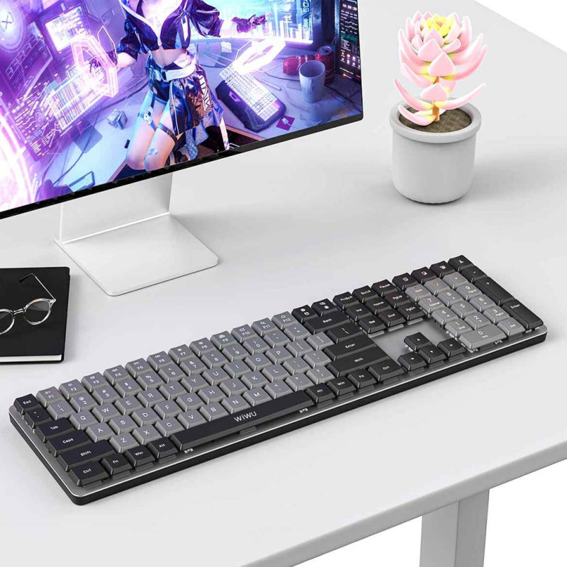 Бездротова клавіатура WIWU KB-01 Wired Keyboard for laptop на малюнкі №2