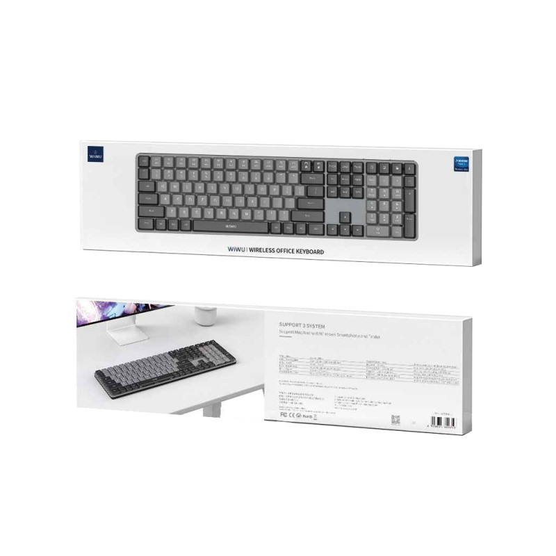 Бездротова клавіатура WIWU KB-01 Wired Keyboard for laptop на малюнкі №5