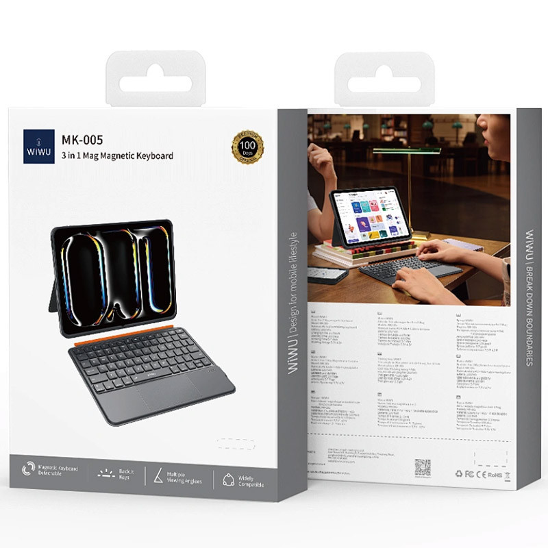 Чохол-клавіатура WIWU MK-005 3 in 1 for iPad Pro 13 (2024) на малюнкі №8