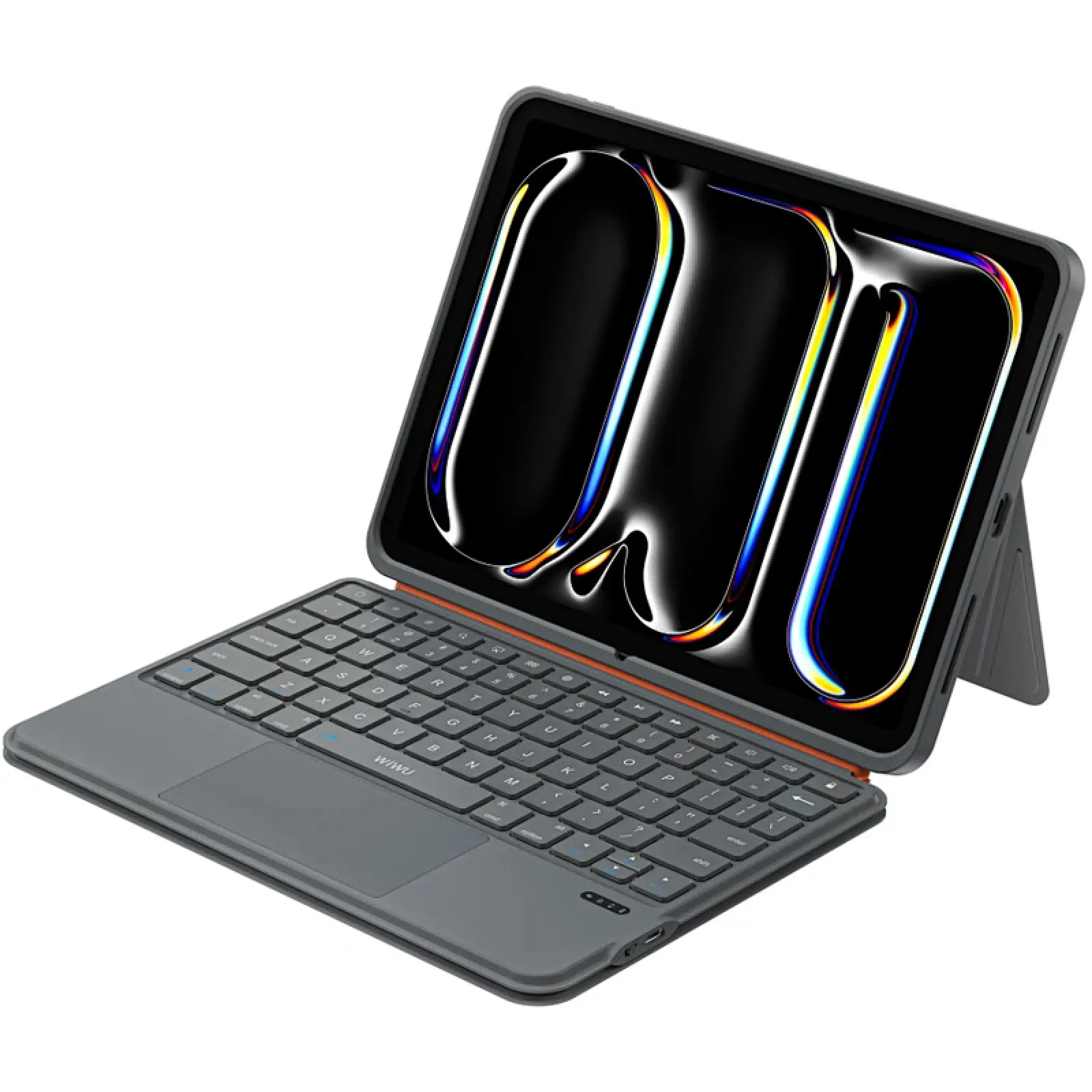 Уценка Чехол-клавиатура WIWU MK-005 3 in 1 for iPad Pro 11" (2024), Вскрытая упаковка / Grey 4, купить оптом с доставкой
