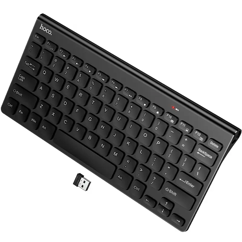 Клавиатура беспроводная Hoco GM70 Dragon mini 2.4G (English version), Black 2, купить оптом с доставкой