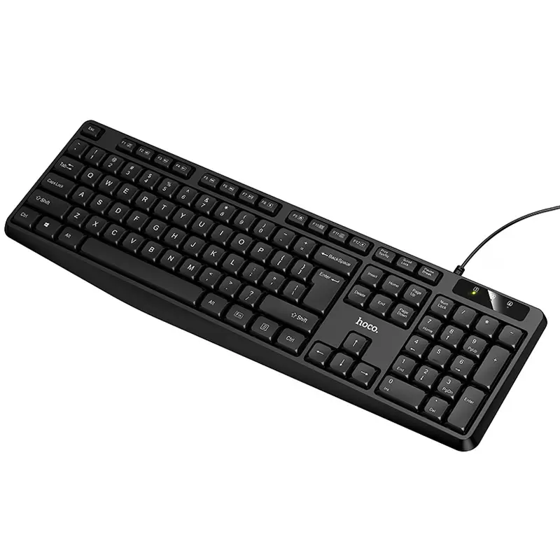 Клавиатура проводная Hoco GM60 Cool (English Version), Black 2, купить оптом с доставкой