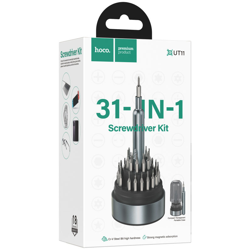 Набор отверток Hoco UT11 set 31in1 на картинке №2