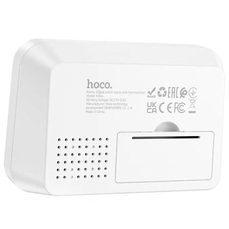 Електронний термогігрометр + годинник Hoco HX44 Indoor на малюнкі №2
